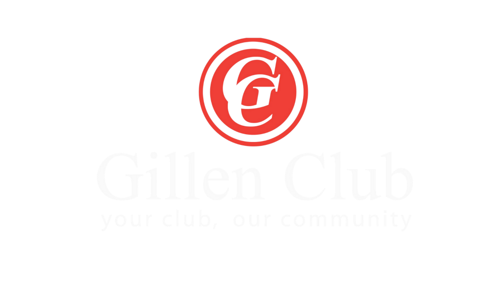 Gillen Club Logo - White